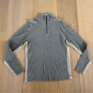 Calvin Klein Jeans Gray Quarter Zip Sweater Size XL
